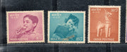 India 1957 National Children's Day Phila-324-26 Mounted Mint # 1433