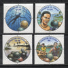 Tonga 2002 Pearl Industry Odd Shaped Sc 1066-69 MNH  # 1450