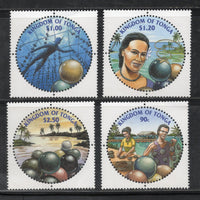 Tonga 2002 Pearl Industry Odd Shaped Sc 1066-69 MNH  # 1450