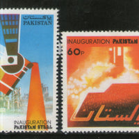 Pakistan 1985 Steel Industry Sc 642-43 MNH # 1497