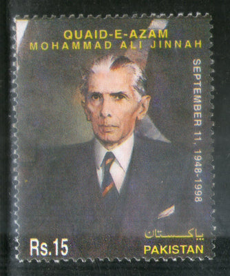 Pakistan 1998 Mohammad Ali Jinnah Sc 904 MNH # 1503