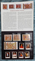 India 2001 Indian Cultural Heritage Dance & Paintings Presentation Pack # 15067