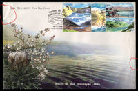 India 2006 Himalayan Lakes Geology Bird Mountain Valley Flowers Phila-2221 Se-tenant FDC # 15069