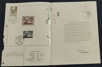 India 1964 Jawaharlal Nehru National Children's Day Phila-408 3 Stamps Combination Cancelled Folder # 15083