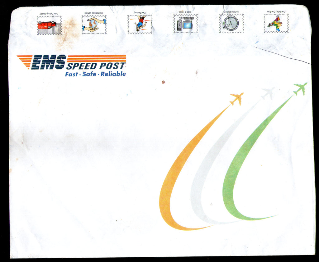India Post Speed Post Postal Stationery Envelope MINT # 15112