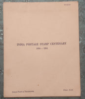 India 1954 Stamp Centenary 16 leaves Official Letter Pad MINT Postal Stationery # 15130