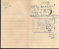 India Fiscal Pudukkottai State 3As Copy Stamp Paper Revenue # 15149E