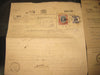 India 4 diff Telegram form with High Value KGVI stamp # 15155E