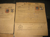 India 4 diff Telegram form with High Value KGVI stamp # 15155E