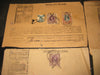 India 5 diff Telegram form with High Value KGVI stamp # 15155K