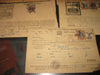 India 5 diff Telegram form with High Value KGVI stamp # 15155K