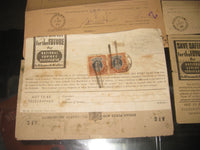 India 4 diff Telegram form with High Value KGVI stamp # 15155L