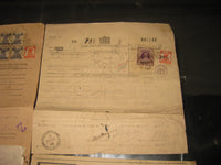 India 4 diff Telegram form with High Value KGVI stamp # 15155L