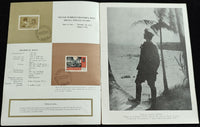 India 1964 Subhas Chandra Bose Netaji INA Leader Phila-398-99 3 Stamps Combination Cancelled Folder # 15173