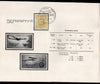 India 1961 First Aerial Post Aeroplanes Phila-350-52 with 5p Stamp Allahabad Cancelled Folder # 15190