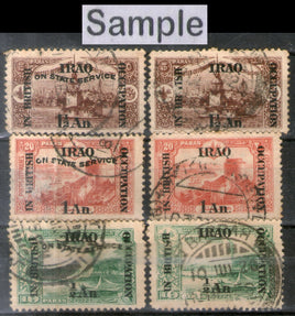 Mesopotamia 1918-20 6 diff. Postage & Service used Stamps # 154