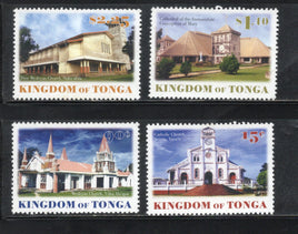 Tonga 2003 Churches Sc 101115-18 MNH # 1593