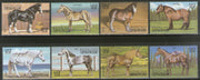 Central African Rep. 1999 Breeds of Horses Animal Sc 1286a-h 8v MNH # 169
