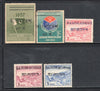 Bangladesh O/p on Pakistan 1971 5 Diff. Flag Armed Force Khyber Pass MNH # 1706