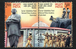 India 2008 Sardar Vallabhbhai Patel National Police Academy Hyderabad Setenant Phila-2412a MNH # 1721