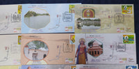 Inde 2022 Shri Ram Van Gaman Path Ramayana Mythologie hindoue Ensemble de 14 couvertures spéciales # 18022