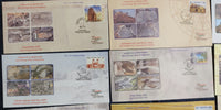 India 2022 Geo Heritage Sites of Rajasthan Minerals Tourism 10 Diff. Special Covers # 18047