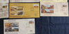 India 2022 Geo Heritage Sites of Rajasthan Minerals Tourism 10 Diff. Special Covers # 18047