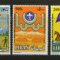 Lebanon 1983 Scout Year Sc 475-77 MNH # 1804