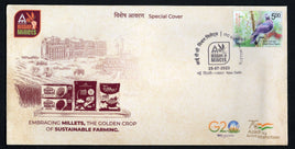 India 2023 ITC Mission Millets Food Agriculture Special Cover # 18053