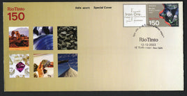 India 2019 Rio Tinto Finding Better Ways to Industry Gem Mineral My Stamp Special Cover # 18547