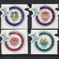 Tonga 2000 Millennium Odd Shaped Sc 1028-31 MNH # 1854