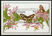 Guyana 1990 Butterflies Moth Insect Sc 2345 M/s MNH # 1860