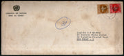 India 1964 UN Force in Congo Used cover with FPO.660 Cds # 18619