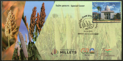 India 2023 International Year of Millets Agriculture Special Cover # 18693