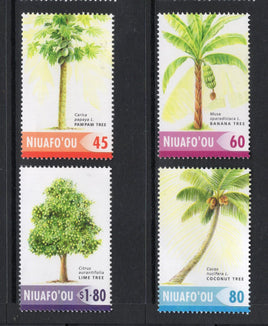 Niuafo'ou Tonga 2004 Fruits Plant Coconut Sc 255-58 MNH # 1871