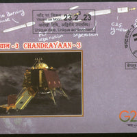 India 2023 Chandrayaan-3 Vikram on Moon Space Satellite Special Cover # 18830