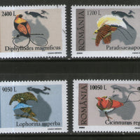 Romania 2000 Birds Fauna Wildlife 4v MNH # 188