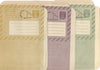 India 1969 Mahatma Gandhi Birth Cent. SEWAGRAM Cancelled Set of 3 ILCs #19007