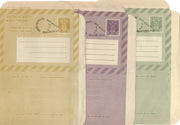 India 1969 Mahatma Gandhi Birth Cent. SEWAGRAM Cancelled Set of 3 ILCs #19007