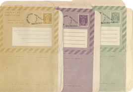 India 1969 Mahatma Gandhi Birth Cent. SEWAGRAM Cancelled Set of 3 ILCs #19007