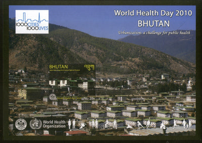 Bhutan 2010 World Health Day WHO Sc 1451 M/s MNH # 19137