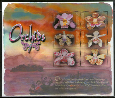 Grenada 2001 Orchids Flower Flora Sc 2345 Sheetlet MNH # 19150