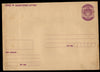 India 600+100p Peacock CSP Printed Postal Stationery Registered Envelope MINT # 19210