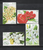 Tonga 1999 Flowers Sc 1023-26 MNH # 1933
