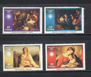 Tonga 1996 Christmas Festival Sc 933-36 MNH # 1950 See Scan