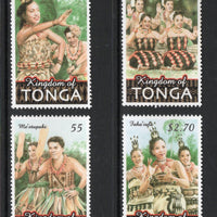 Tonga 2001 Tribal Dances Costumes  Sc 1044-47 MNH # 1984