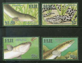 Fiji 2008 Fresh Water Eels Fish Marine life 4v MNH # 2010