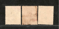 India 3 Diff KG V ½A 1A & 1A3p ERROR WMK - Multi Star Inverted Used as Scan 2034