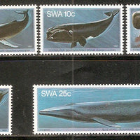 South West Africa 1980 Killer Whale Marine Life Mammals MNH # 2200