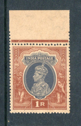 India 1937 KG VI 1Re King 1v MNH # 224